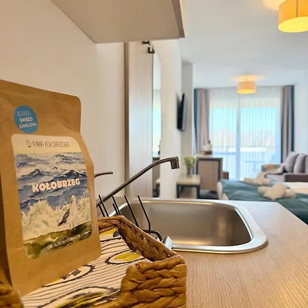 Al-dom Apartamenty, Welle 201 W Grzybowie Z Sauna I Jacuzzi Daire Grzybowo (West Pomeranian)