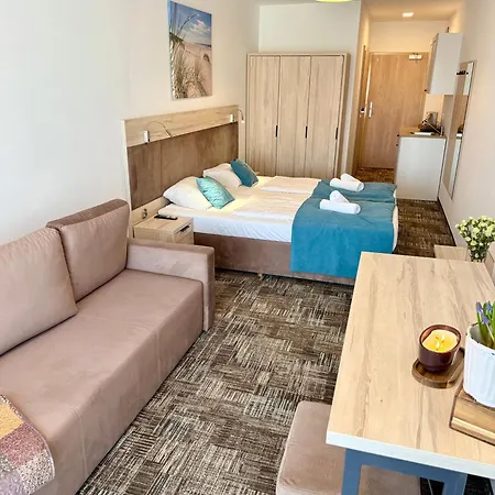 Daire Al-dom Apartamenty, Welle 201 W Grzybowie Z Sauna I Jacuzzi