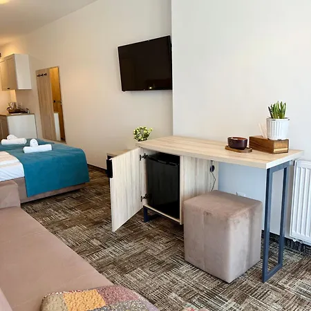 Daire Al-dom Apartamenty, Welle 201 W Grzybowie Z Sauna I Jacuzzi